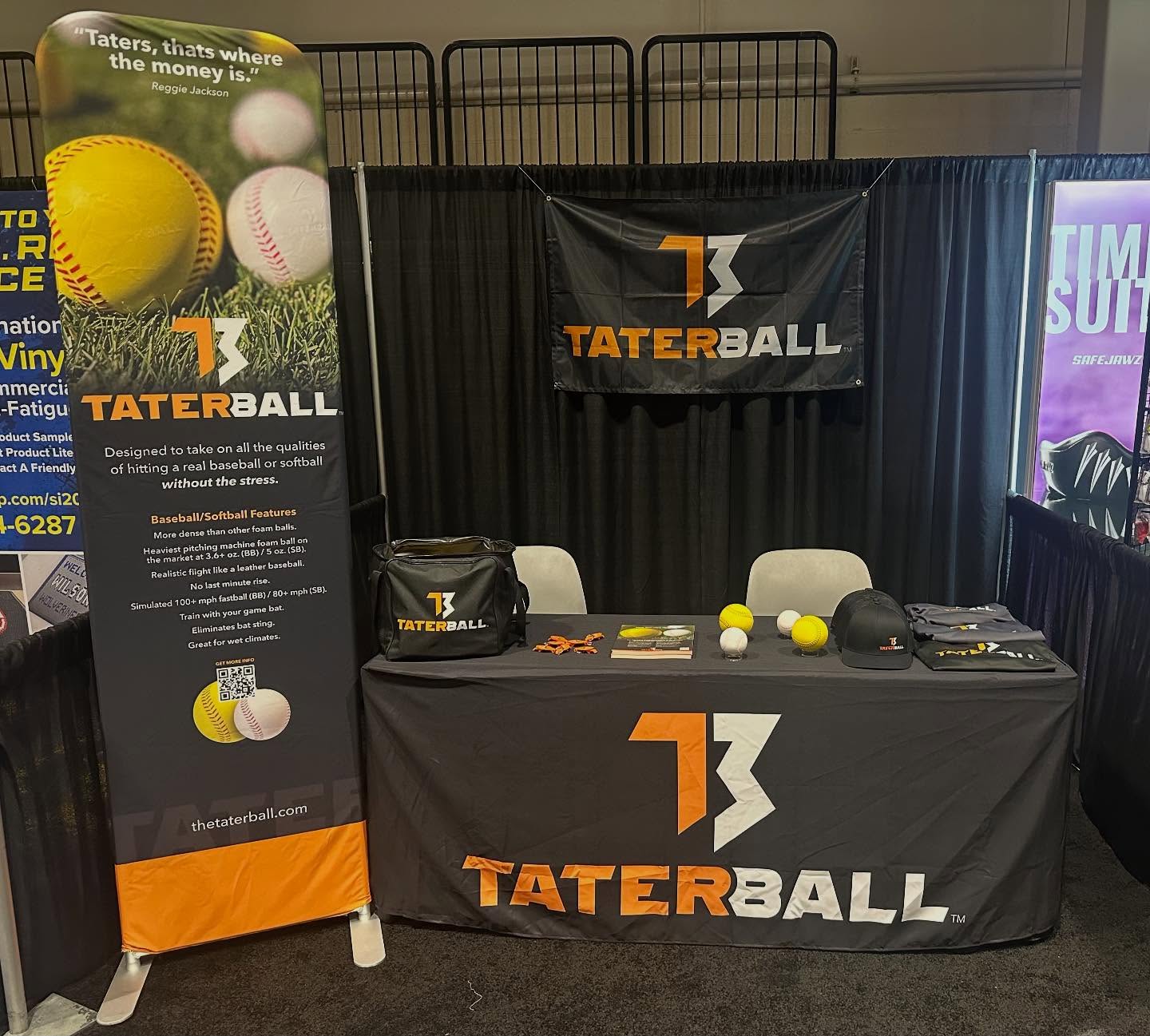 #1 training ball on the market. We were invited to join the Sports Inc show this year in Oklahoma City. Thank you to all of our customers that helped us get to this level. @thetaterball #baseball #softball @sports.attack @softball @baseball