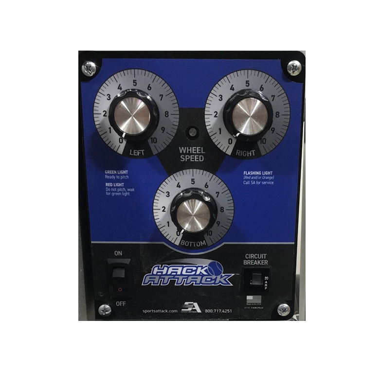Hack Attack or Junior Hack Attack Control Panel - Baseball or Softball