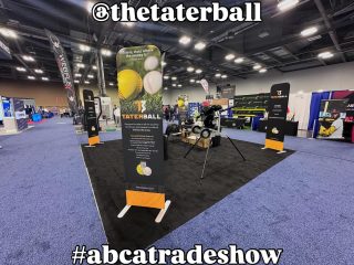 ABCA Trade Show in Columbus Ohio has almost started.  #thetaterball @thetaterball @sports.attack #jrhack #hackattack #spinball #jugs pitchingmachines @baseball @softball