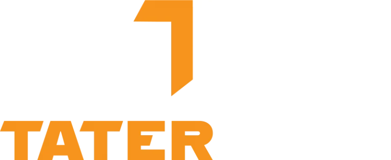 Taterball logo - white